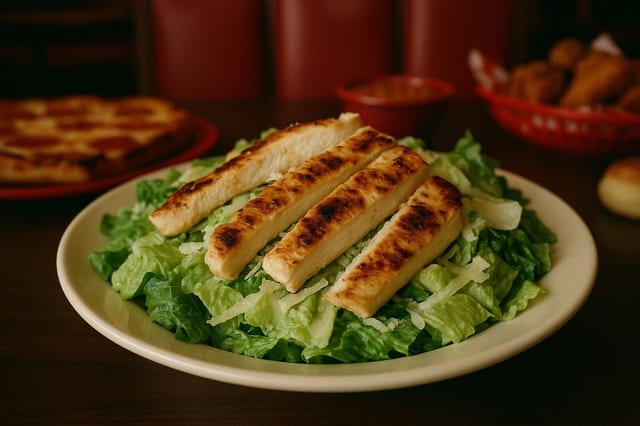 Chicken Caesar Salad.